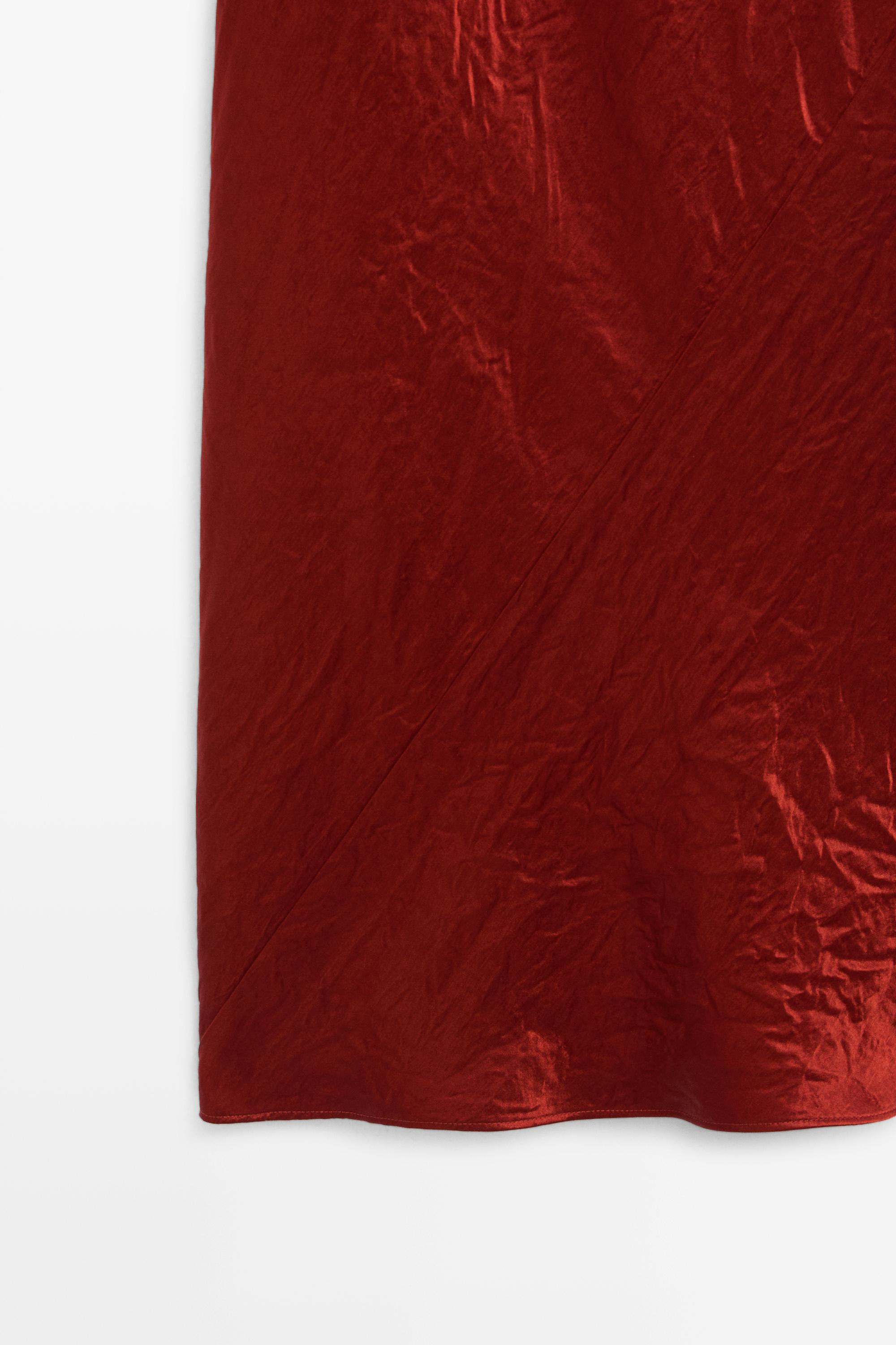 Draped neckline maxi dress